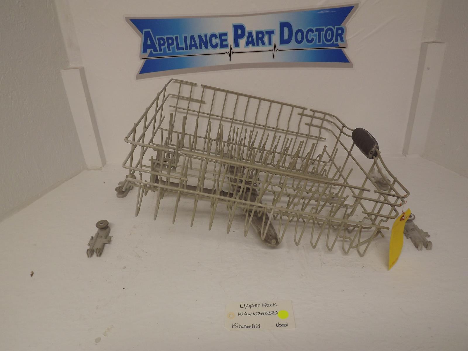 KitchenAid Dishwasher WPW10350382 Upper Rack Used KitchenAid Dishwasher WPW10350382 Upper Rack Used